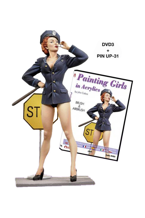Painting Girls in Acrylics (DVD + PIN UP-31)